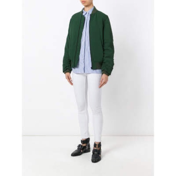 Acne Studios Jackets & Blazers - Acne Studios Green Bomber Jacket